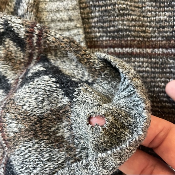 Vintage Woodman Men’s Sweater Cardigan Large 70’s 80’s Wool Made in England - Picture 4 of 6